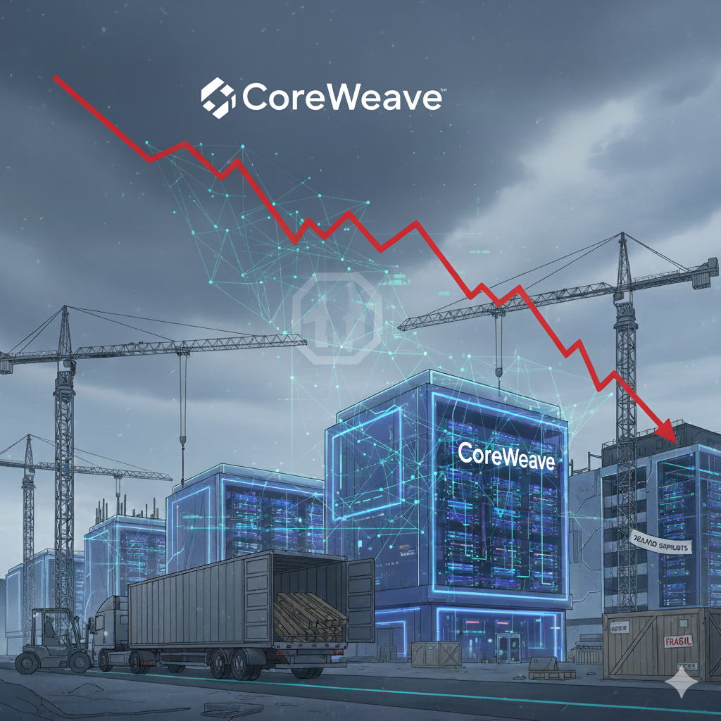 CoreWeave stock analysis: bearish sentiment builds, risks intensify